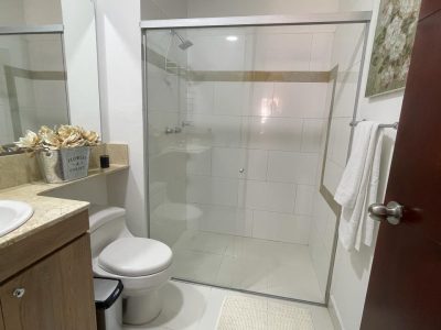 Master Bath with hot showers